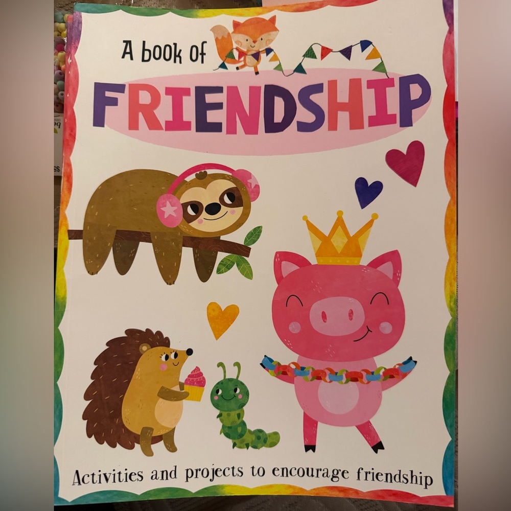 Usborne A Book of Friendship activity book